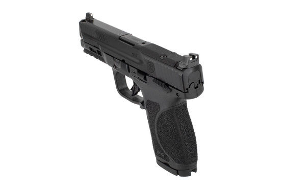 S&W MP9 2.0 Compact 9mm pistol features an optic cut slide and thumb safety